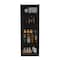 Tuhome Multistorage Cabinet, Double Door, Five Shelves, Espresso/Black ACW6555 - alternate 4